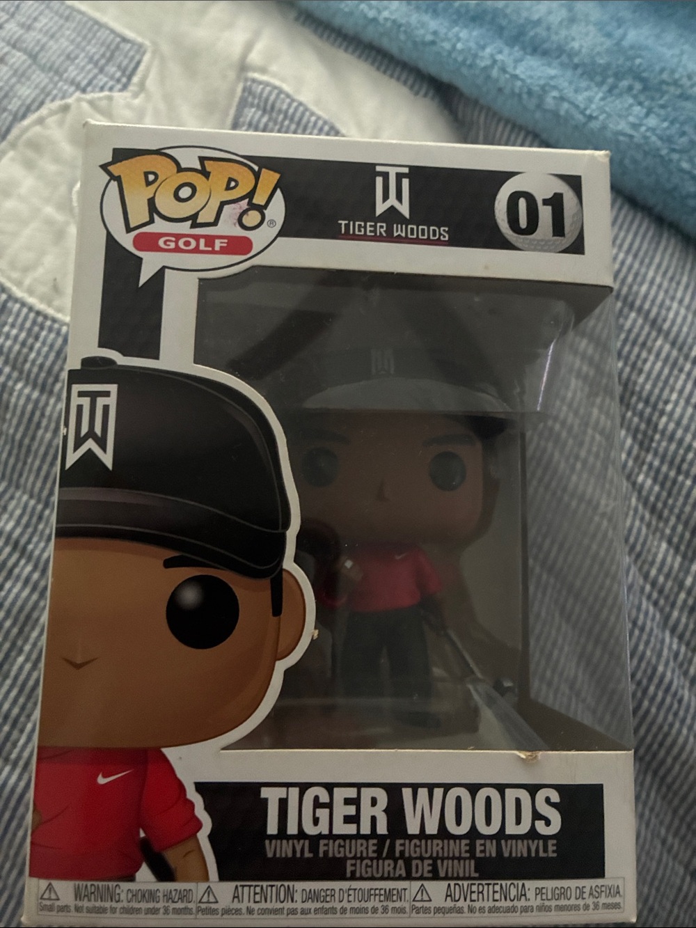 Funko Pop! Golf Tiger Woods Vinyl Figure - Black, Red